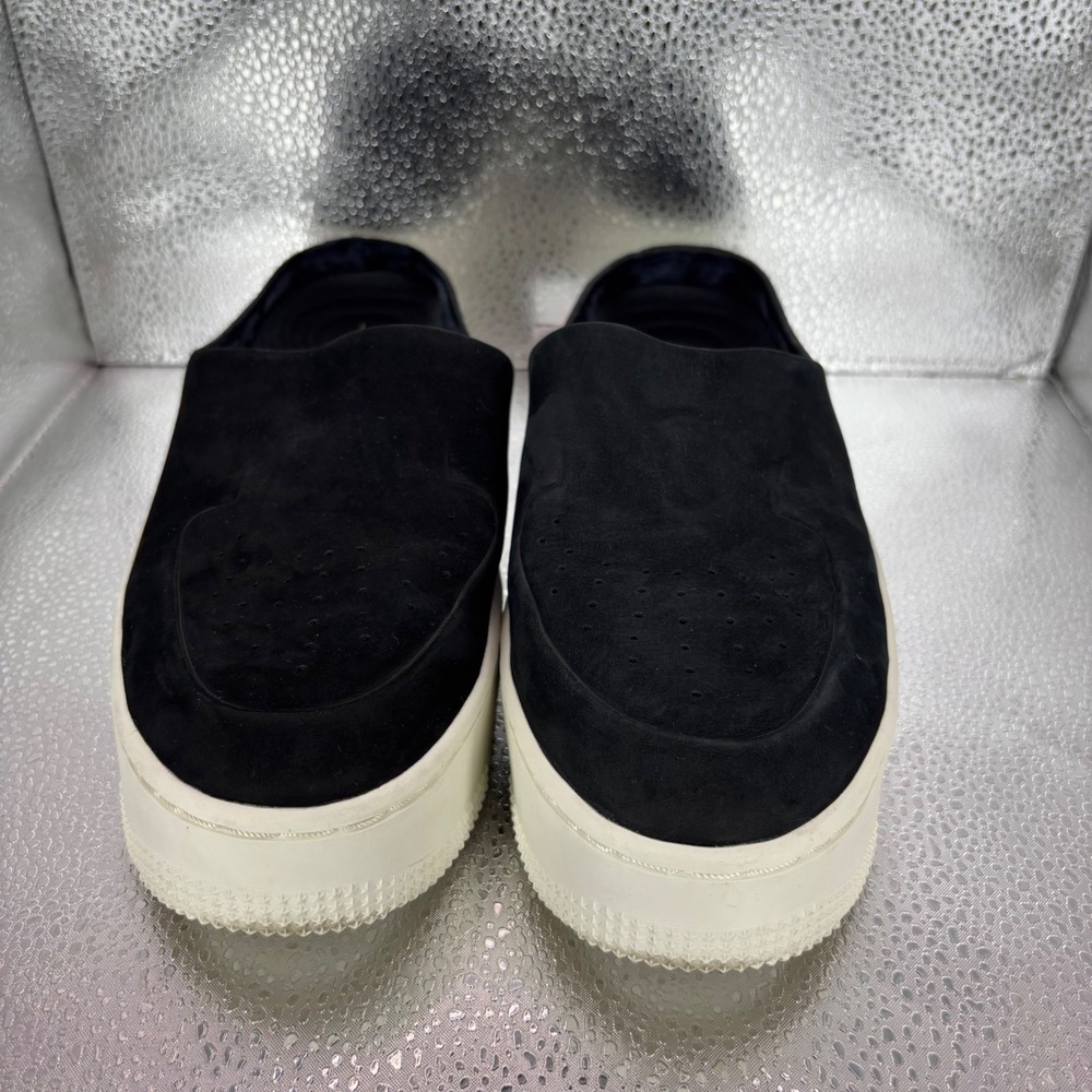 Nike Air Force 1 Sage Low Mule Black Suede Platform Sneaker BV8249001 Womens 8.5 - Picture 2 of 7